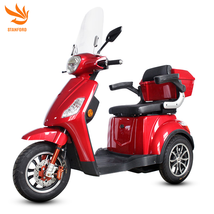 XL 500W 1000W 3 Wheel Handicap Scooter Handicapped Scooters Adult Electric Tricycles 